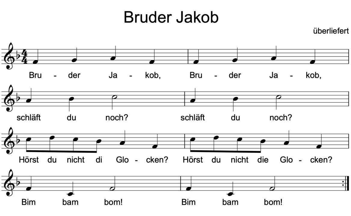 Bordun zur Begleitung von Kinderliedern